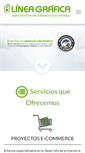 Mobile Screenshot of lineagrafica.es